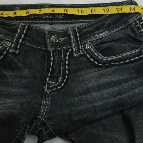 MISS ME JP5014-2 Boot Black Jeans - Picture 5 of 8